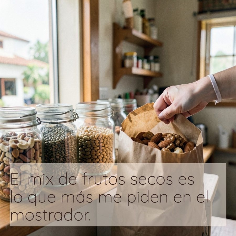 Pieza de la campaña de Dietética La Semilla, Mar del Plata.